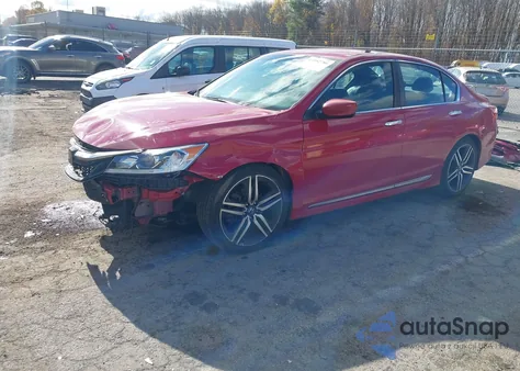 2016 Honda Accord Sport from USA, damaged, VIN 1HGCR2E55GA018907